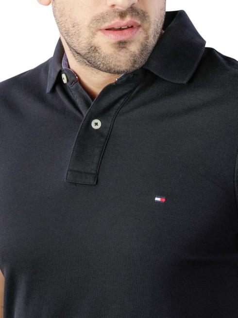 black tommy polo shirt