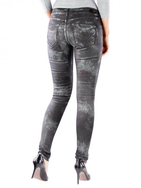 Pepe Jeans Pixie Skinny Silvermoon silver foiled black 
