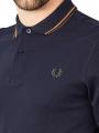 Fred Perry Twin Tipped Polo Long Sleeve Navy/Nut Flake - image 3