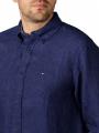 Tommy Hilfiger Linen Shirt Button Down yale navy - image 3