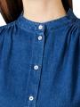Marc O‘Polo Long Sleeve Blouse Stand Up Collar mid blue - image 3