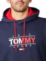 Tommy Jeans Essential Graphic Hoodie twilight navy - image 3
