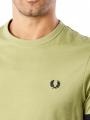 Fred Perry Crew Neck T-Shirt Short Sleeve Sage Green - image 3