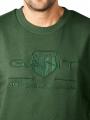 Gant Tonal Archive Shield Sweater Storm Green - image 3