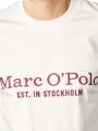Marc O‘Polo Short Sleeve T-Shirt Rib Crew Neck Egg White - image 3