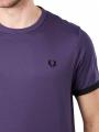 Fred Perry Ringer T-Shirt Short Sleeve Purple Heart - image 3