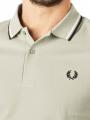 Fred Perry Twin Tipped Polo Short Sleeve Seagrass/White/Blac - image 3
