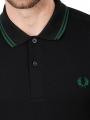 Fred Perry Twin Tipped Polo Short Sleeve Black/Ivy - image 3