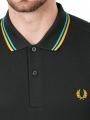 Fred Perry Twin Tipped Polo Short Sleeve Night Green/Pepperm - image 3