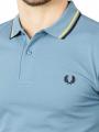 Fred Perry Twin Tipped Polo Short Sleeve Ash Blue/Gold/Navy - image 3