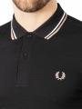 Fred Perry Twin Tipped Polo Short Sleeve Balck/White/Stone - image 3