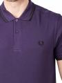 Fred Perry Twin Tipped Polo Short Sleeve Purple Heart/Black - image 3