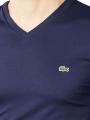Lacoste Pima Cotten T-Shirt V Neck Navy Blue - image 3