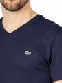 Lacoste Short Sleeve T-Shirt V-Neck Dark Blue - image 3