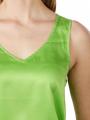 Mos Mosh Sleevless Astrid Silk Tank Top V-Neck Green Flash - image 3