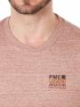 PME Legend Short Sleeve T-Shirt Melange Jersey Misty Rose - image 3