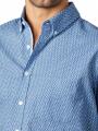 Brax Dan Button Down Shirt Short Sleeve Smoke Blue - image 3