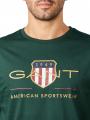 Gant Archive Shield T-Shirt Longsleeve tartan green - image 3