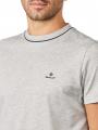 Gant Smart Casual T-Shirt crew neck light grey melange - image 3
