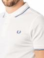 Fred Perry Twin Tipped Polo Short Sleeve Snow White - image 3