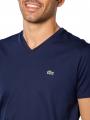 Lacoste T-Shirt Short Sleeves V Neck Navy Blue - image 3