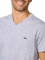 Lacoste T-Shirt Short Sleeves V Neck Grey - image 3