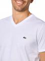 Lacoste T-Shirt Short Sleeves V Neck White - image 3