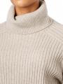 Marc O‘Polo Long Sleeve Pullover Roll Neck Winter Sand Melan - image 3