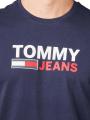 Tommy Jeans Corp Logo T-Shirt Crew Neck Twilight Navy - image 3