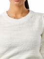Yaya Sweater With Puff Sleeves Wool White Melange - image 3