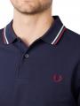 Fred Perry Polo Shirt Long Sleeve Navy - image 3