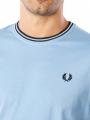 Fred Perry Crew Neck T-Shirt Short Sleeve Sky - image 3