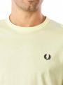Fred Perry Crew Neck T-Shirt Short Sleeve Wax Yellow - image 3