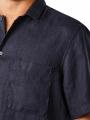 Marc O‘Polo Camp Collar Shirt Linen Style Dark Navy - image 3
