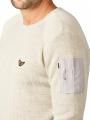 PME Legend Long Sleeve Pullover Round Neck Bone White - image 3