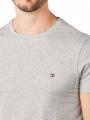 Tommy Hilfiger Crew Neck T-Shirt Slim Fit Light Grey - image 3