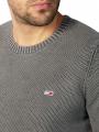 Tommy Jeans Essential Washed Pullover dark grey heather - image 3