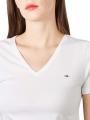 Tommy Jeans Skinny Stretch T-Shirt V-Neck White - image 3