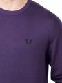 Fred Perry Classic Crew Neck Jumper Purple Heart - image 3