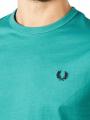 Fred Perry Ringer T-Shirt Crew Neck Deep Mint - image 3