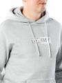 Tommy Jeans Fleece Embroidered Hoodie light grey htr - image 3