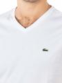 Lacoste Pima Cotten T-Shirt V Neck White - image 3