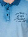 PME Legend Short Sleeve Polo Light Pique Cendre Blue - image 3
