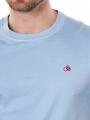 Scotch &amp; Soda Logo Embroidery T-Shirt Crew Neck Light Blue - image 3
