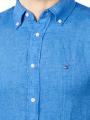 Tommy Hilfiger Linen Shirt Short Sleeve Copenhagen Blue - image 3