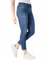 7 For All Mankind The Ankle Skinny Jeans Mid Blue - image 4