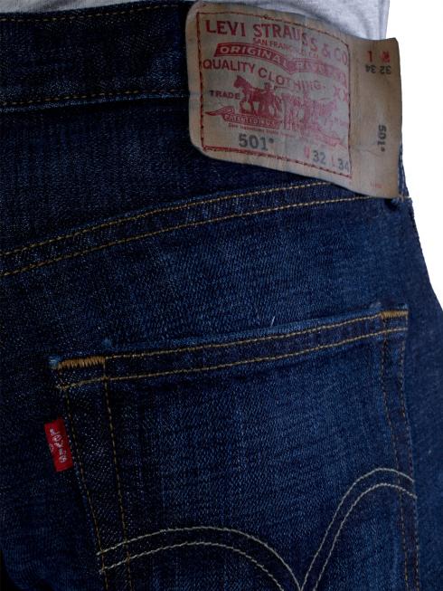 levis 501 tidal blue