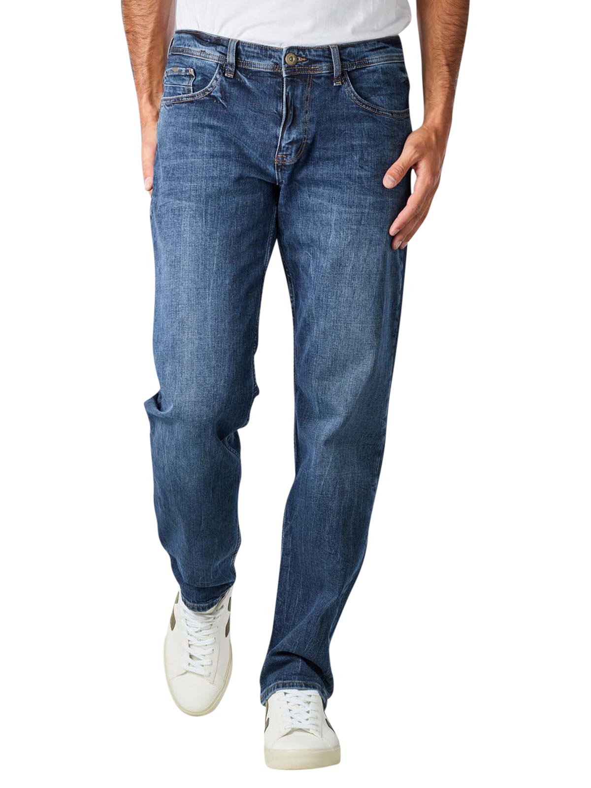 Cross Jeans Antonio Straight Fit Dark Blue Crinkle Cross Jeans Men's Jeans  | Free Shipping on  - SIMPLY LOOK GOOD