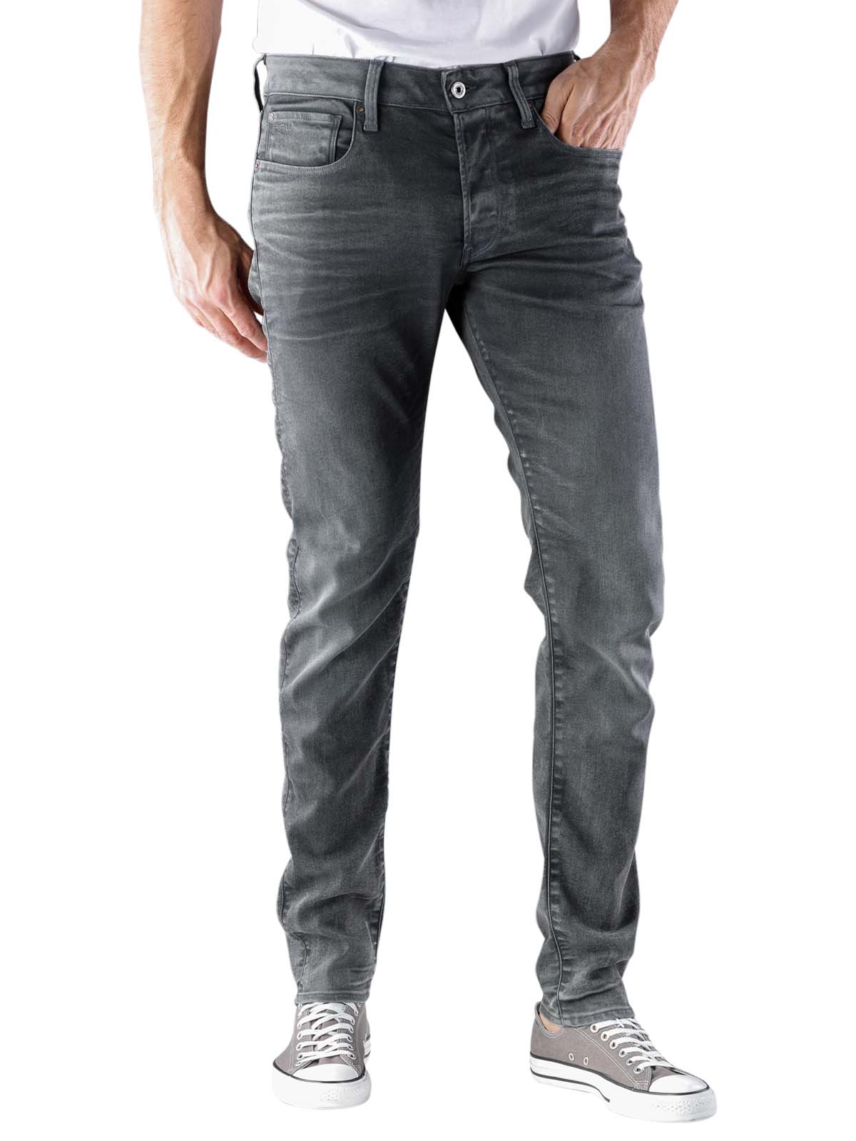 g star 3301 slim jeans grey