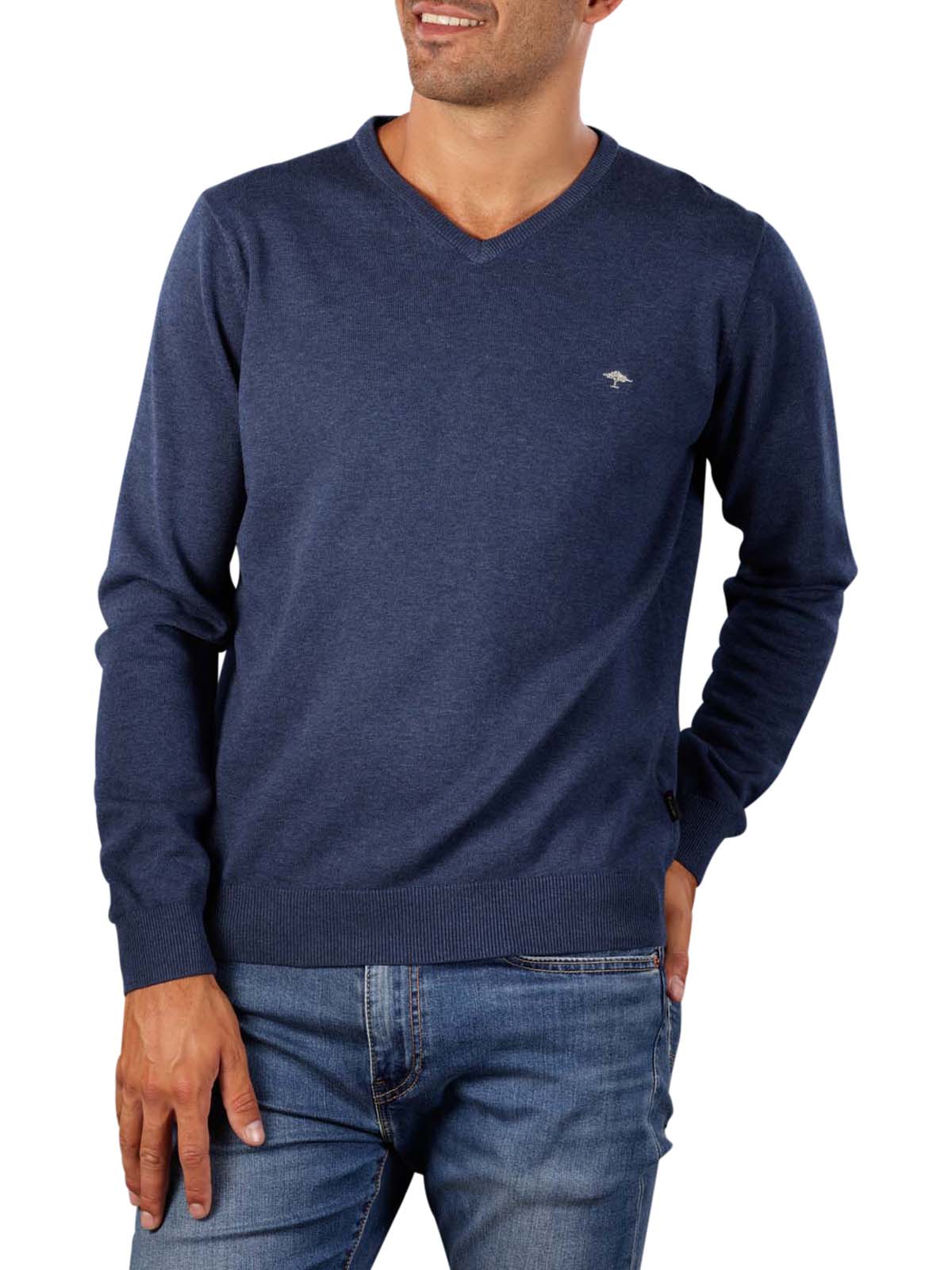 Fynch Hatton Mens V-Neck Sweater 